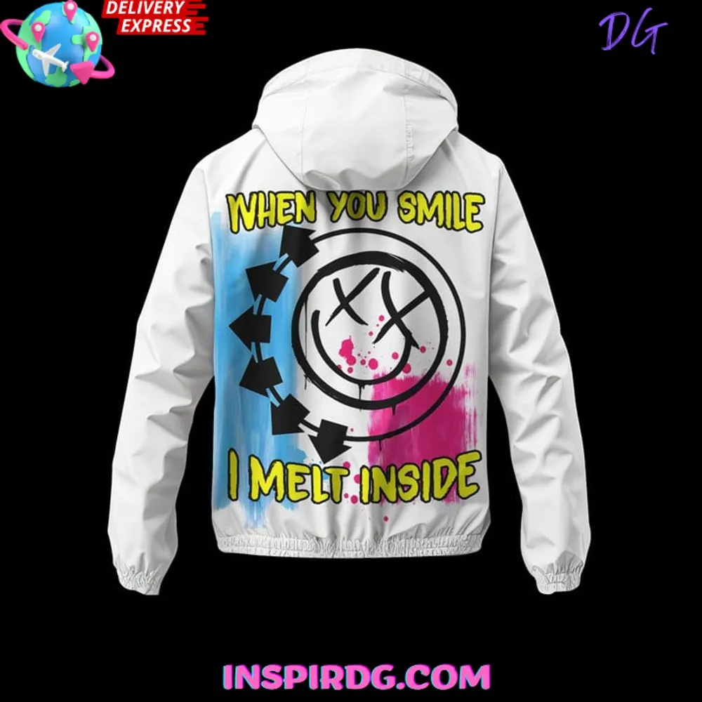 -Blink-182 Waterproof Limited Edition Hoodie Zipper