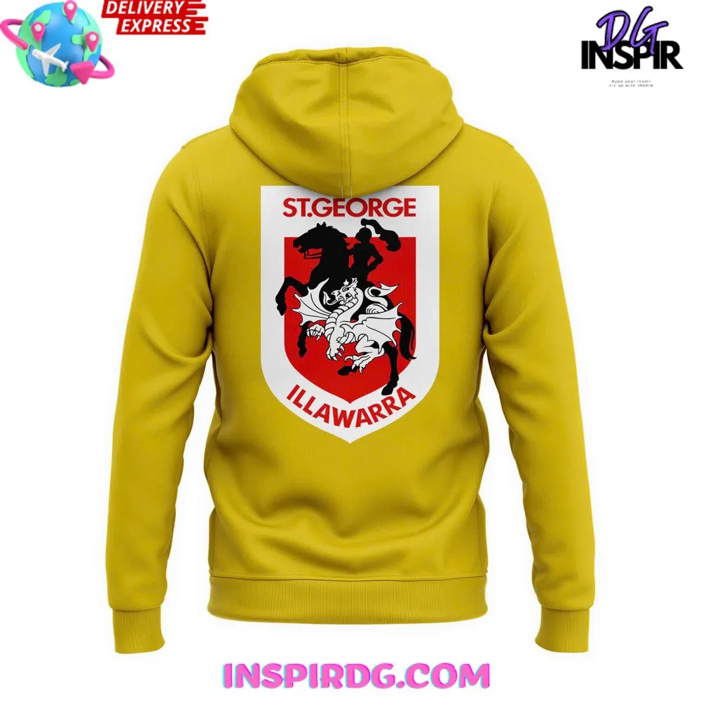 -St George Illawarra Dragons Convoy 2024 Yellow Hoodie