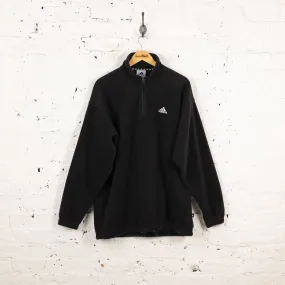 Adidas 90s 1/4 Zip Fleece - Black - L