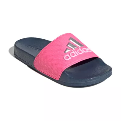 adidas Little & Big  Girls Adilette Shower Slide Sandals