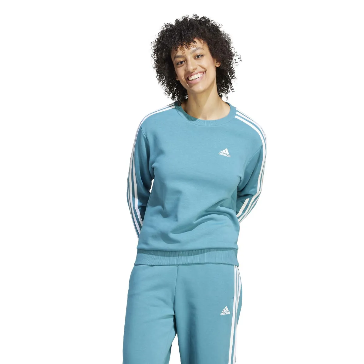 adidas Women's Essentials 3-Stripes Fleece Sweatshirt