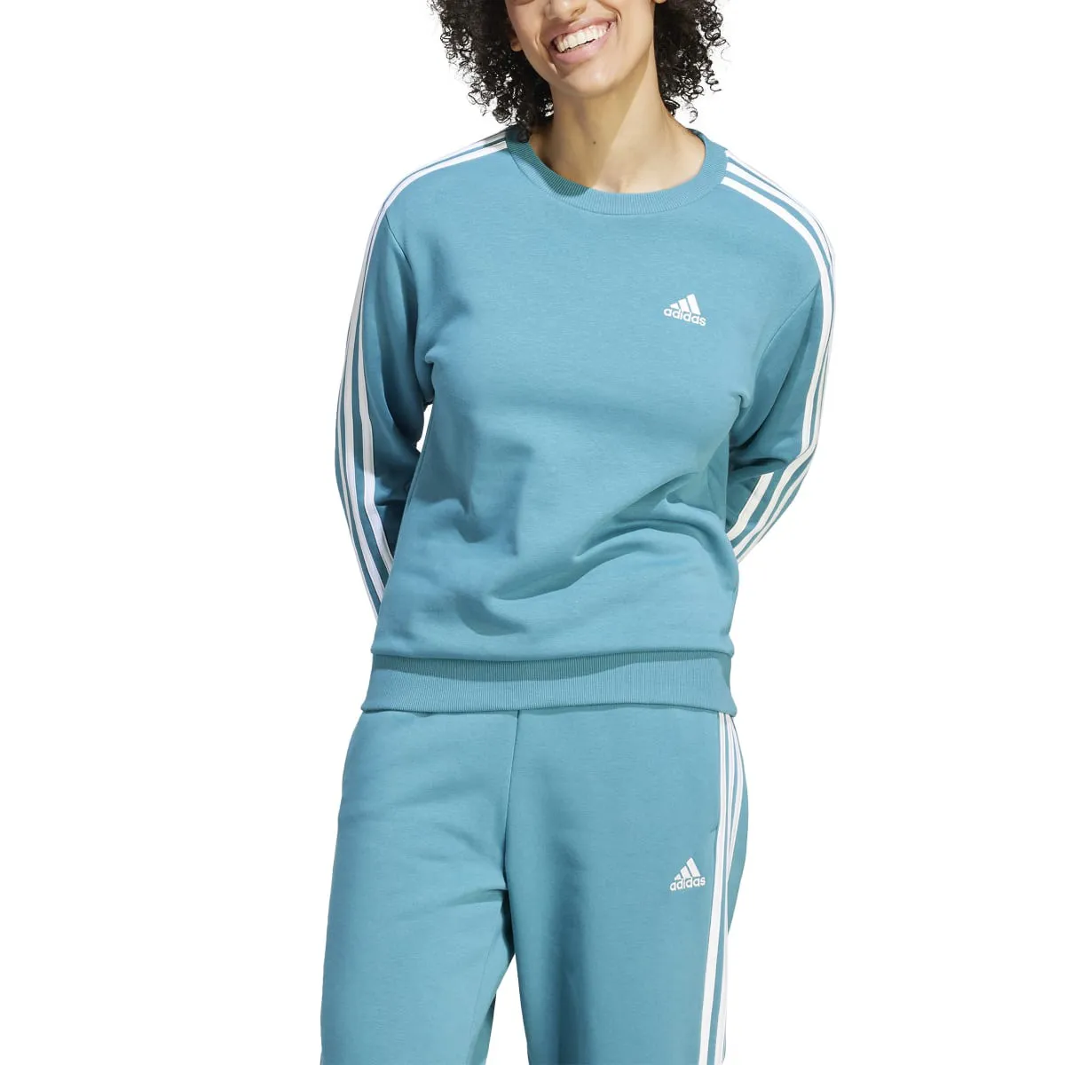 adidas Women's Essentials 3-Stripes Fleece Sweatshirt