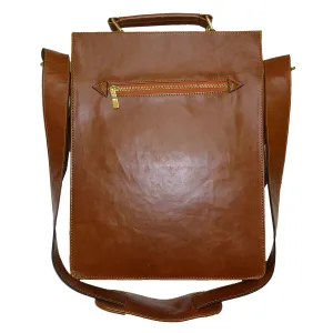 Akomplice -  Tan Leather Laptop Bag