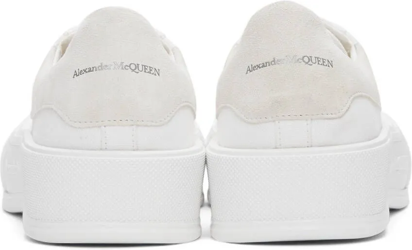 Alexander McQueen White Pimsoll Sneakers