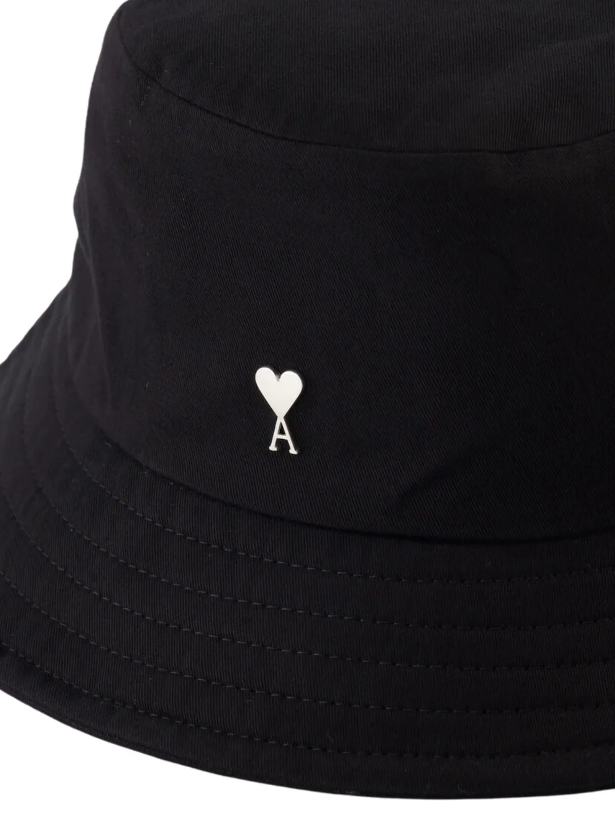 Ami Bucket Hat Stud Black