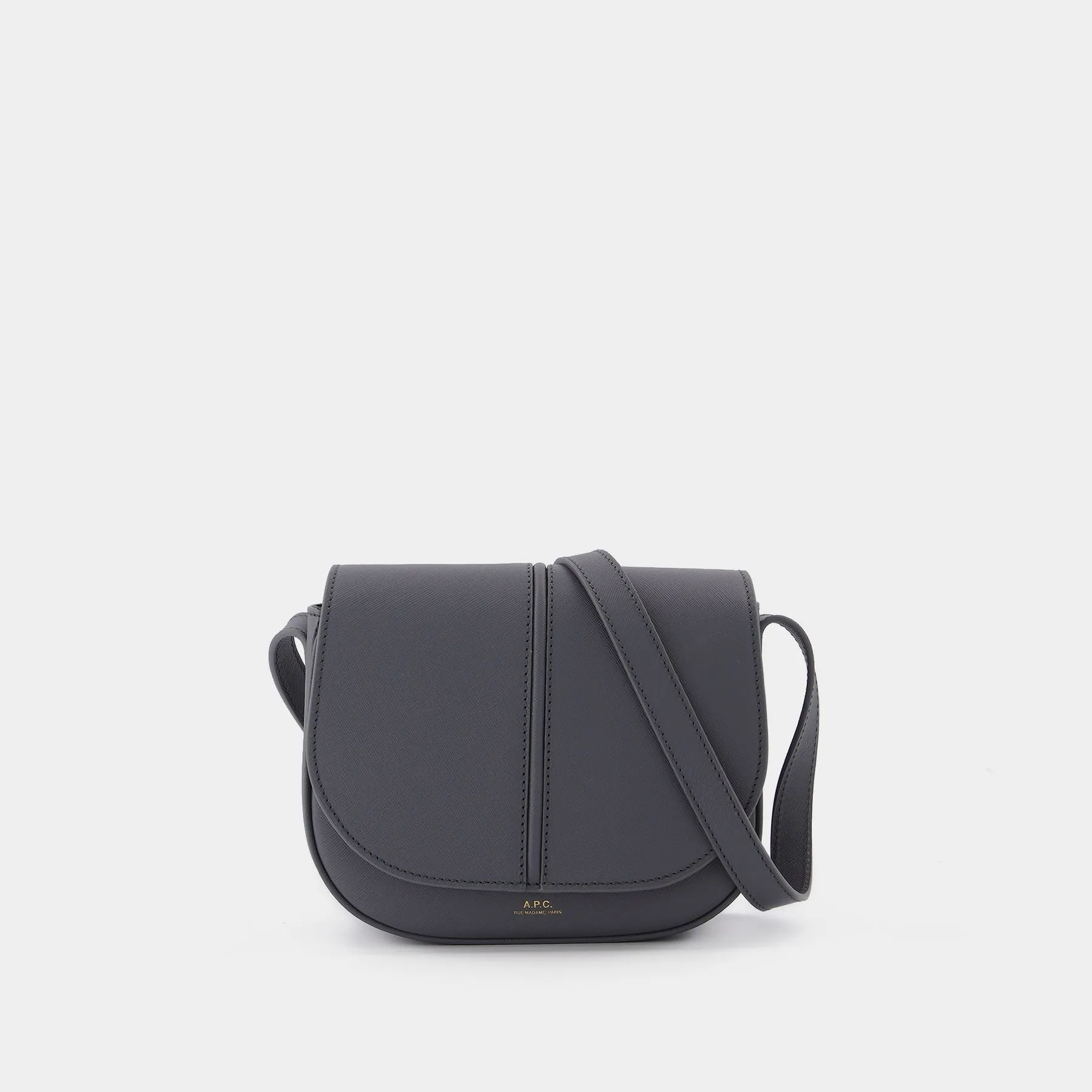 A.P.C.  Betty Bag in Grey Leather