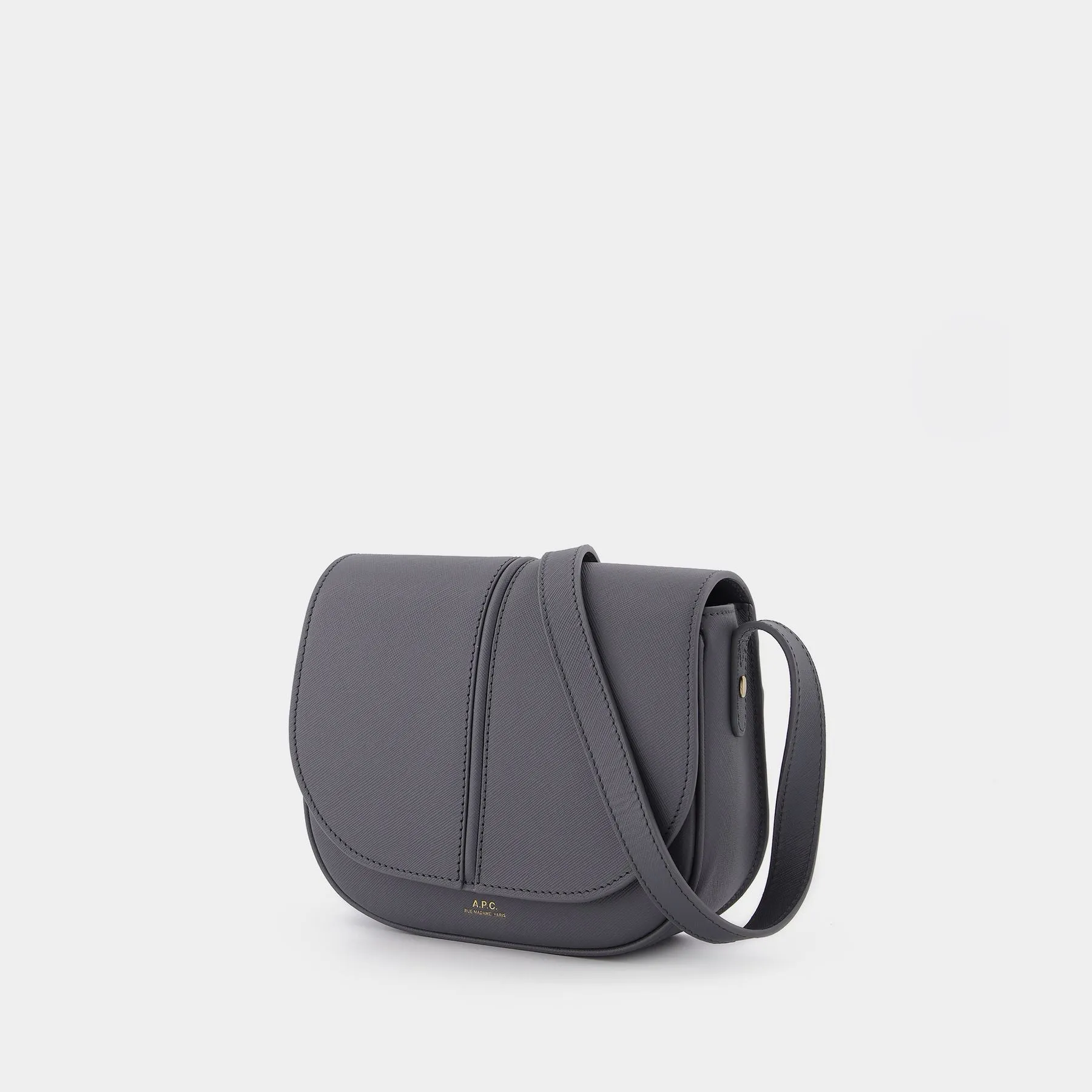 A.P.C.  Betty Bag in Grey Leather