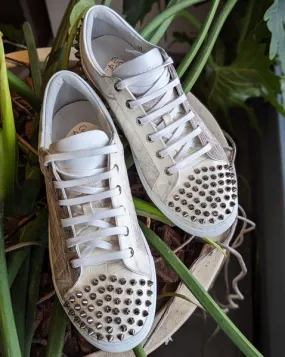 Ascot Sneakers -  Himalayan Crocodile with Studs