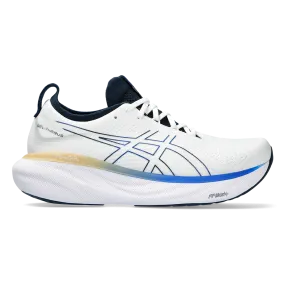 Asics Gel Nimbus 25 - White - Illusion Blue