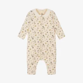 Baby Girls Ivory Floral Romper