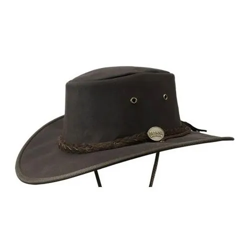 BARMAH DROVER OILSKIN HAT - BROWN