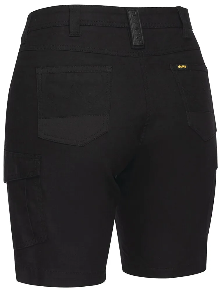 Bisley Workwear Flex & Move BSHL1044 Cargo Short - Women - Black - 6