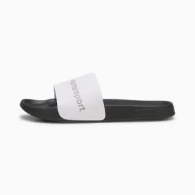 BMW M Motorsport Logo Leadcat 2.0 Motorsport Slides | PUMA White-PUMA Black | PUMA Slides & Sandals | PUMA 