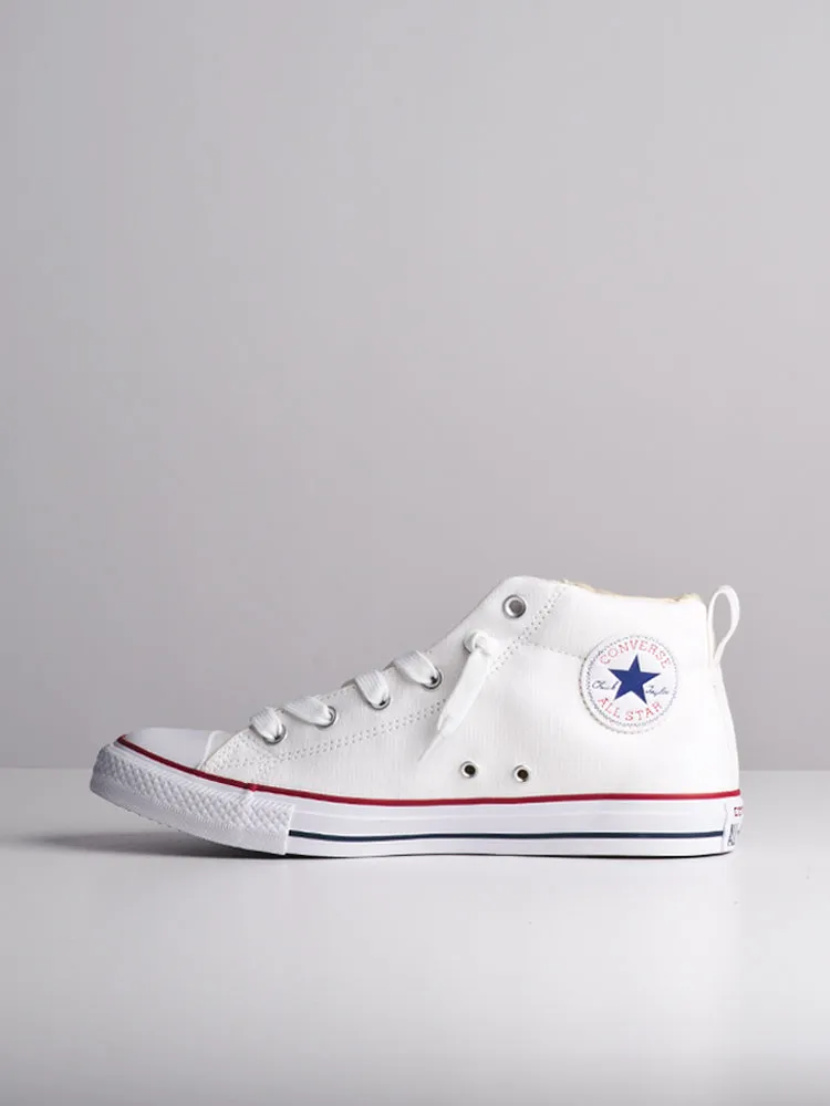 Boathouse MENS CONVERSE STREET MID TOP CANVAS SNEAKERS - CLEARANCE