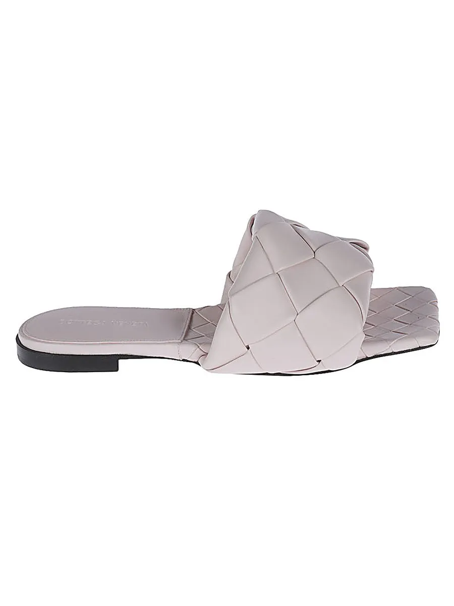 Bottega Veneta    Bottega Veneta Lido Leather Flat Sandals