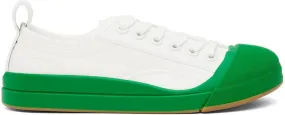 Bottega Veneta White Vulcan Sneakers