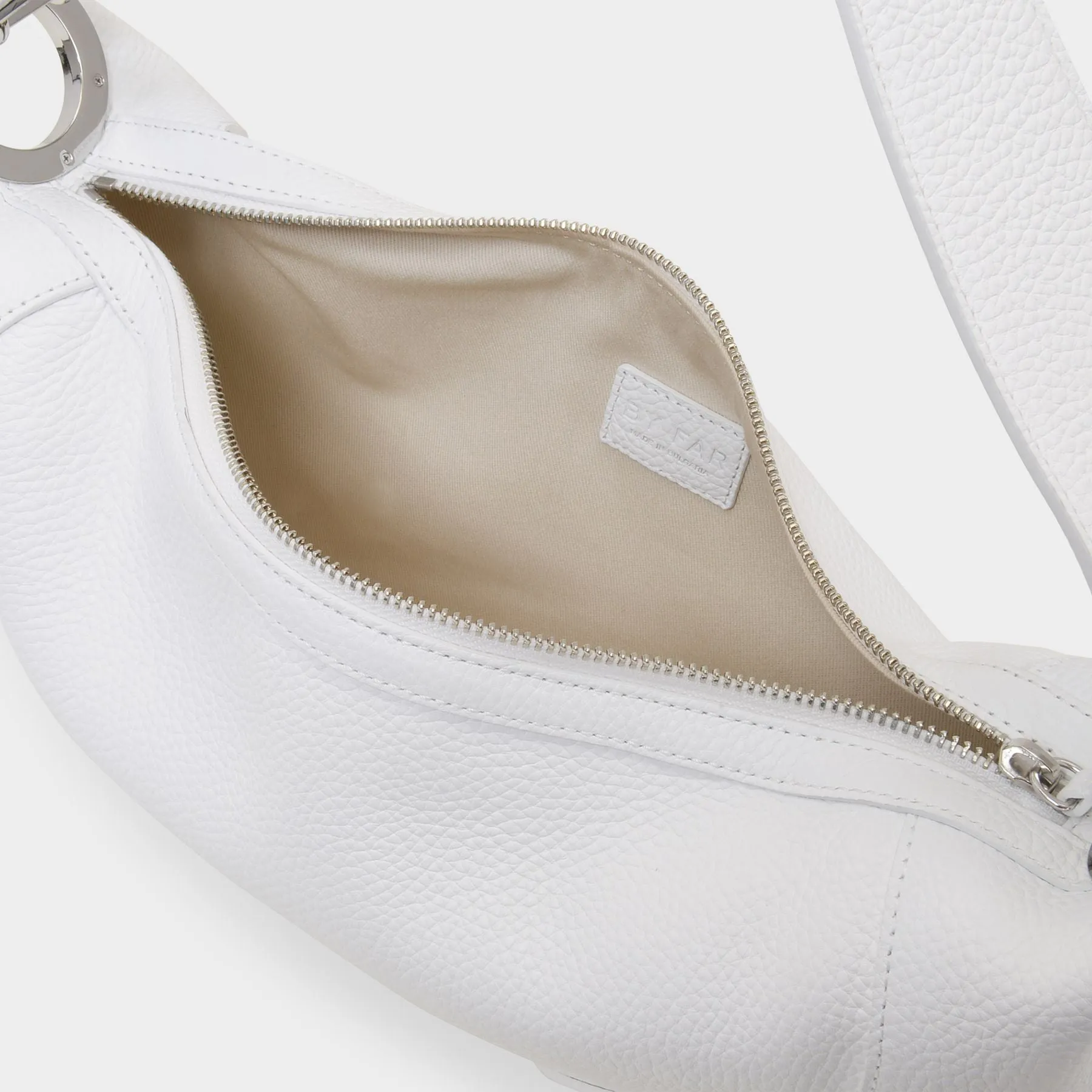 By Far  Amira Bag in White Leather