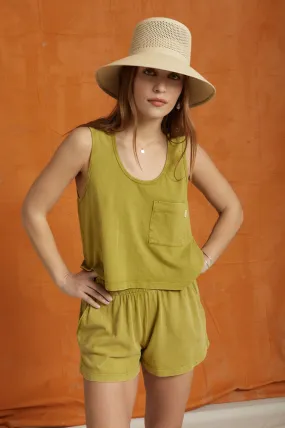 Carefree Pocket Tank - Moss