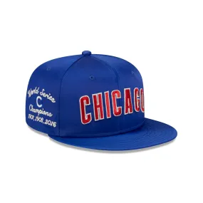 Chicago Cubs Satin Script 9FIFTY Snapback Hat