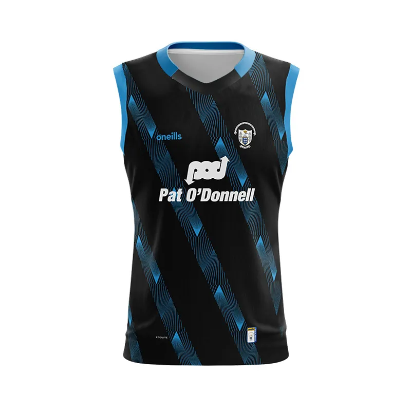 Clare GAA Training Vest Black / Sky