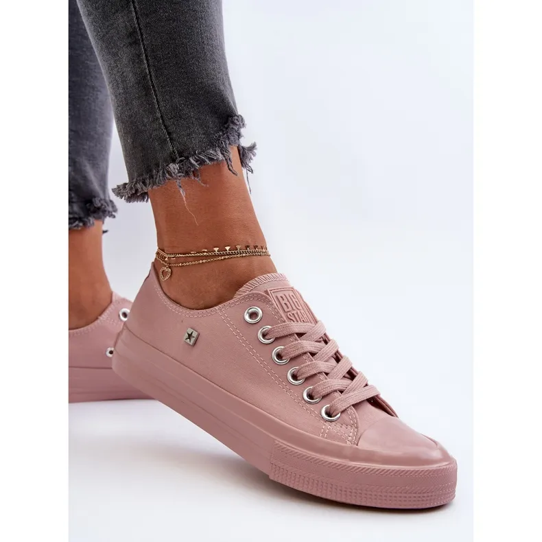 Classic Women's Sneakers Big Star NN274291 Pink