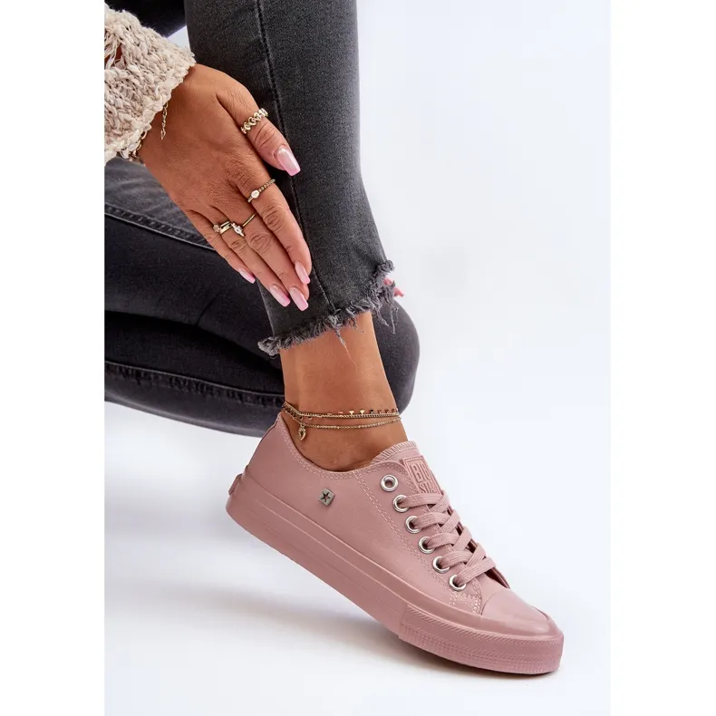 Classic Women's Sneakers Big Star NN274291 Pink