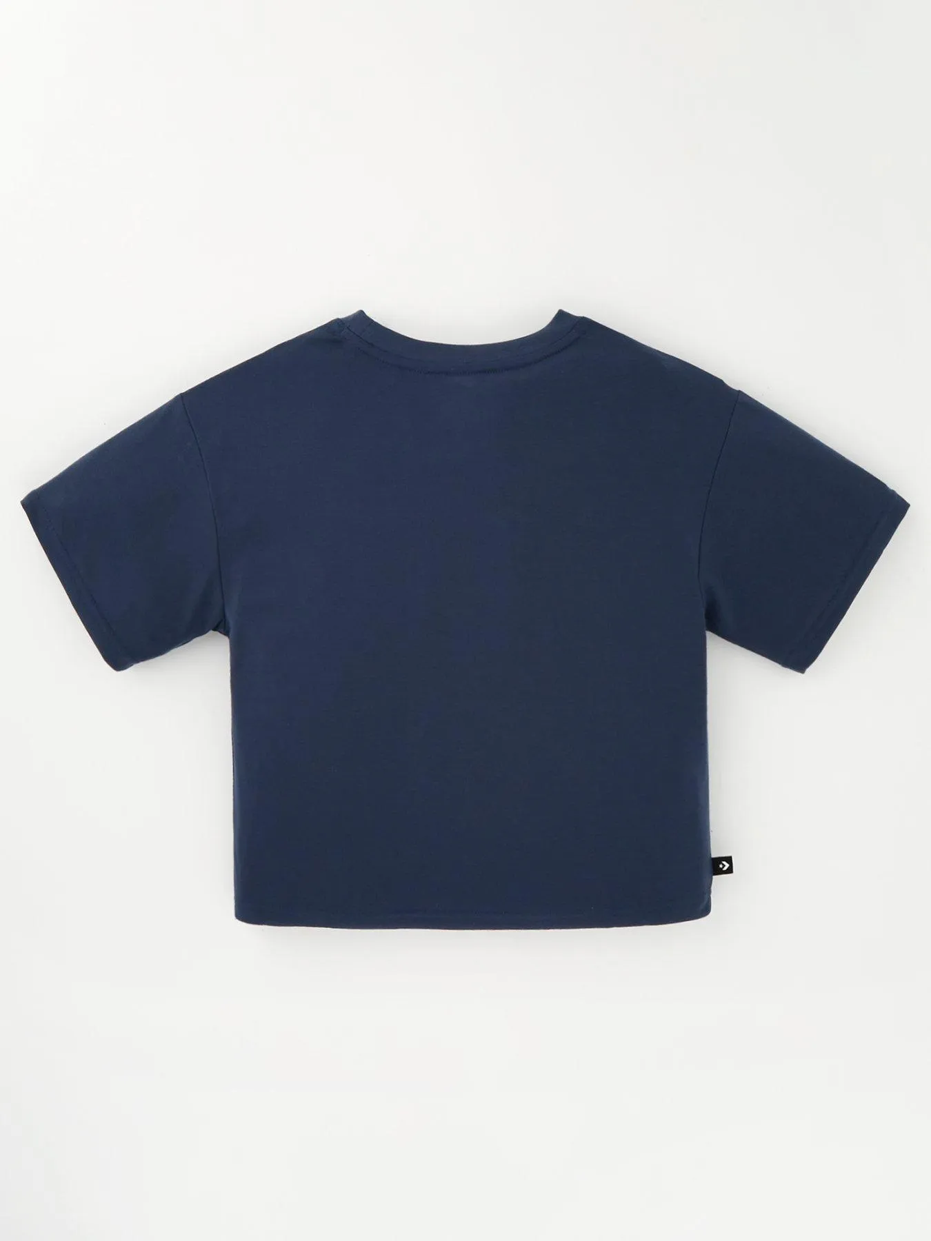 Converse Junior Girls Chuck Patch Boxy T-shirt - Navy