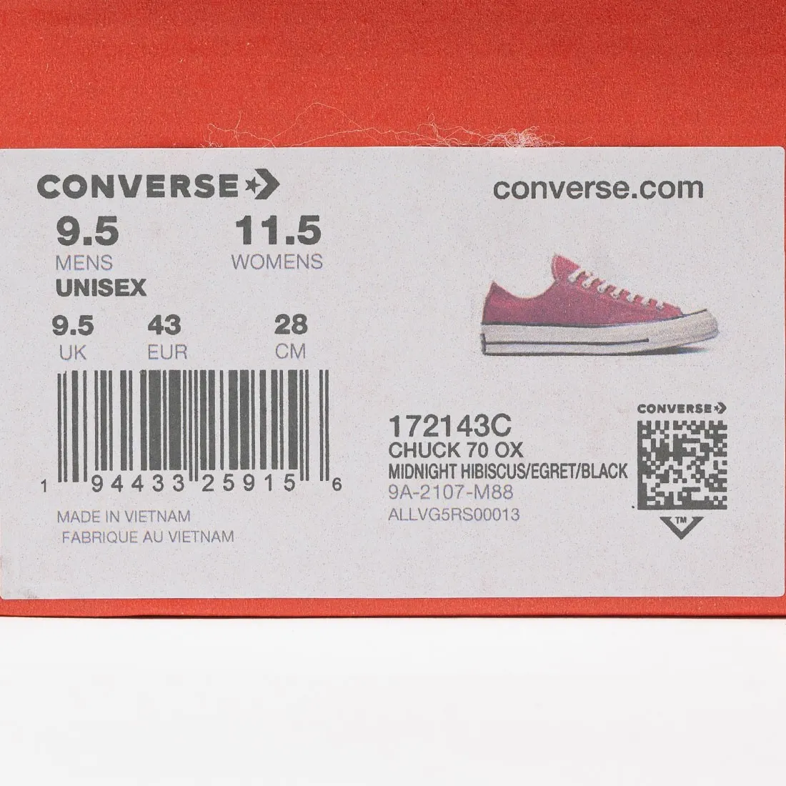 Converse Men Chuck 70 Ox (pink / midnight hibiscus / egret)