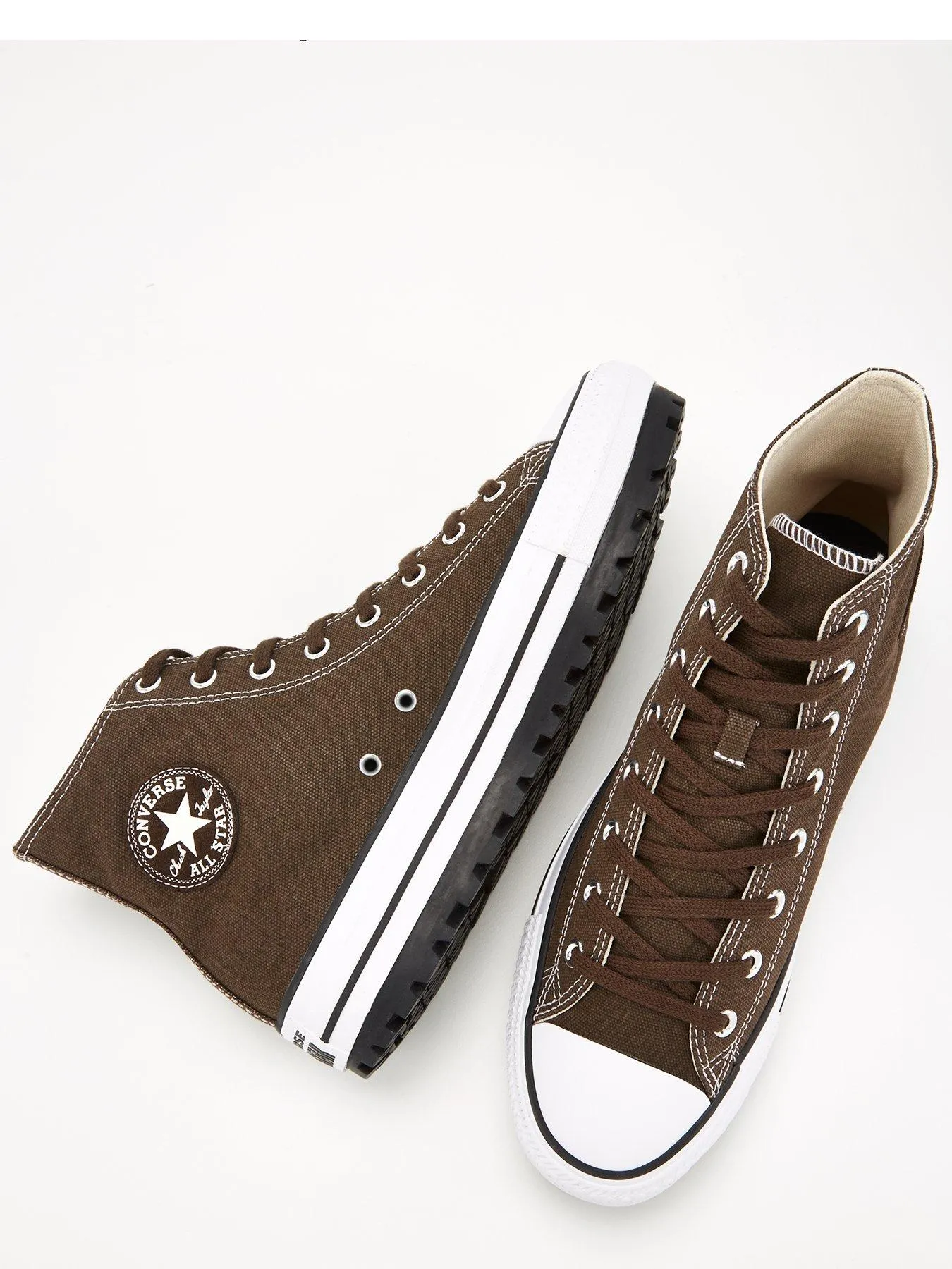 Converse Mens City Trek Hi Top Trainers - Dark Brown