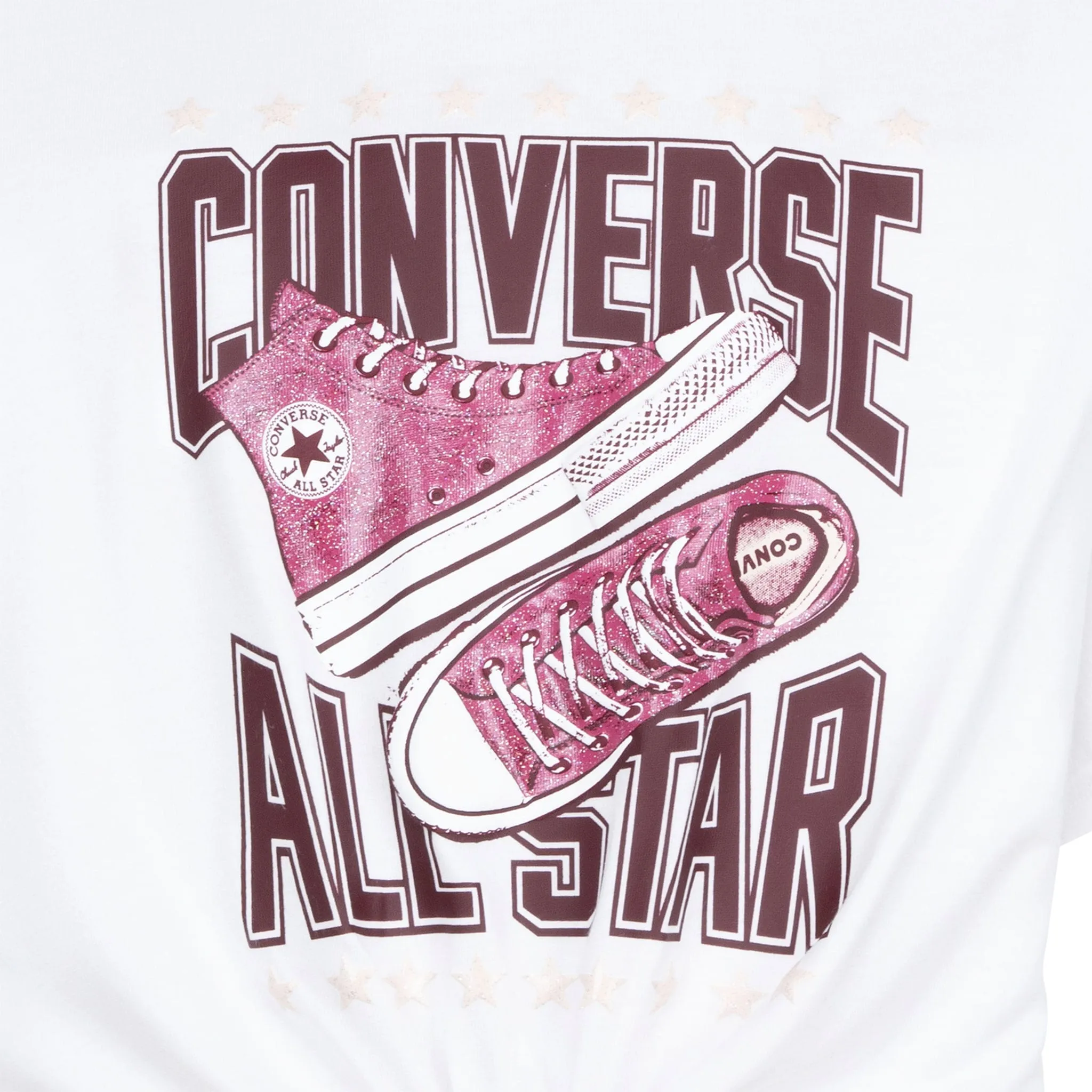 Converse Tie Front GFX Boxy T-Shirt7-16y  - Clement