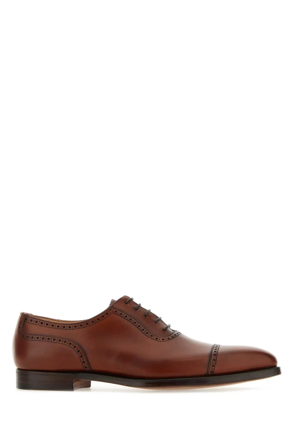 Crockett&Jones Caramel Leather Westbourne Lace Up Shoes