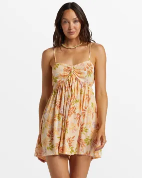 Day Glow Romper - Peach Whip