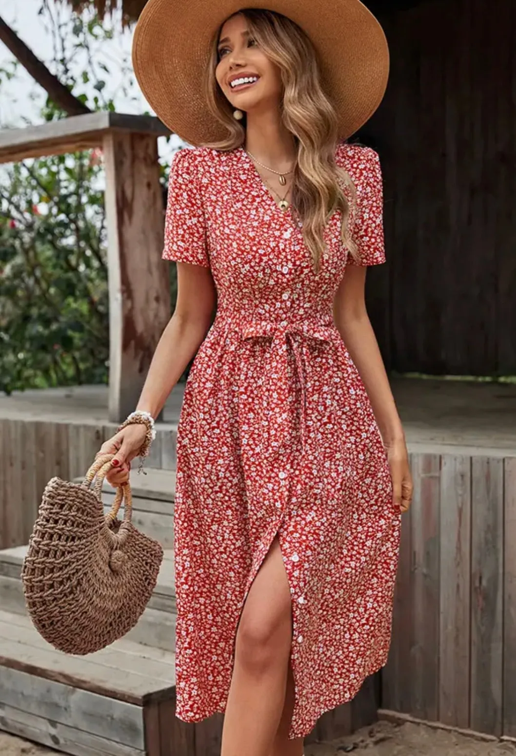 Diana Floral Dress