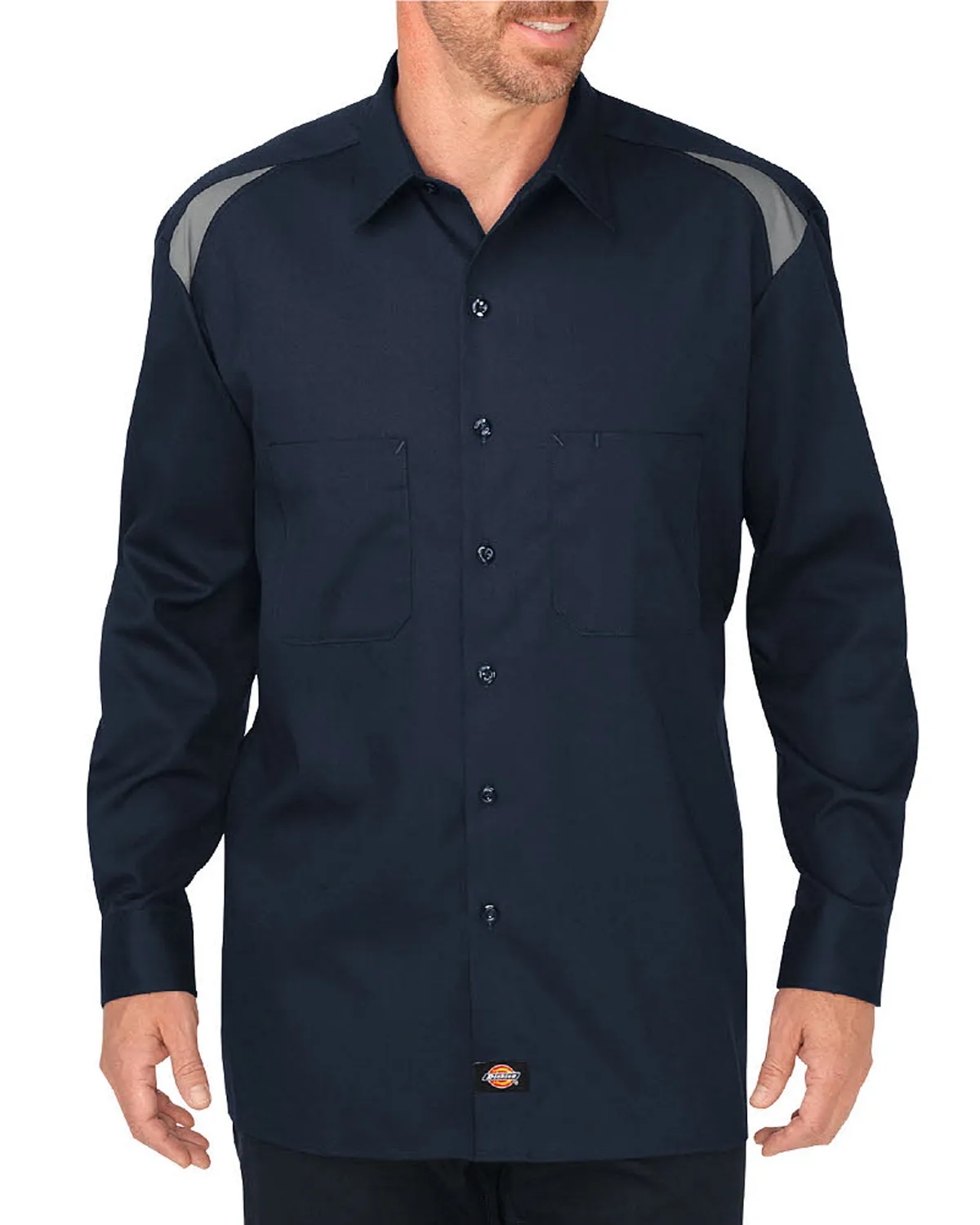 Dickies Workwear LL605T Men's Tall Long-Sleeve Performance Team Shirt SKU: LL605T