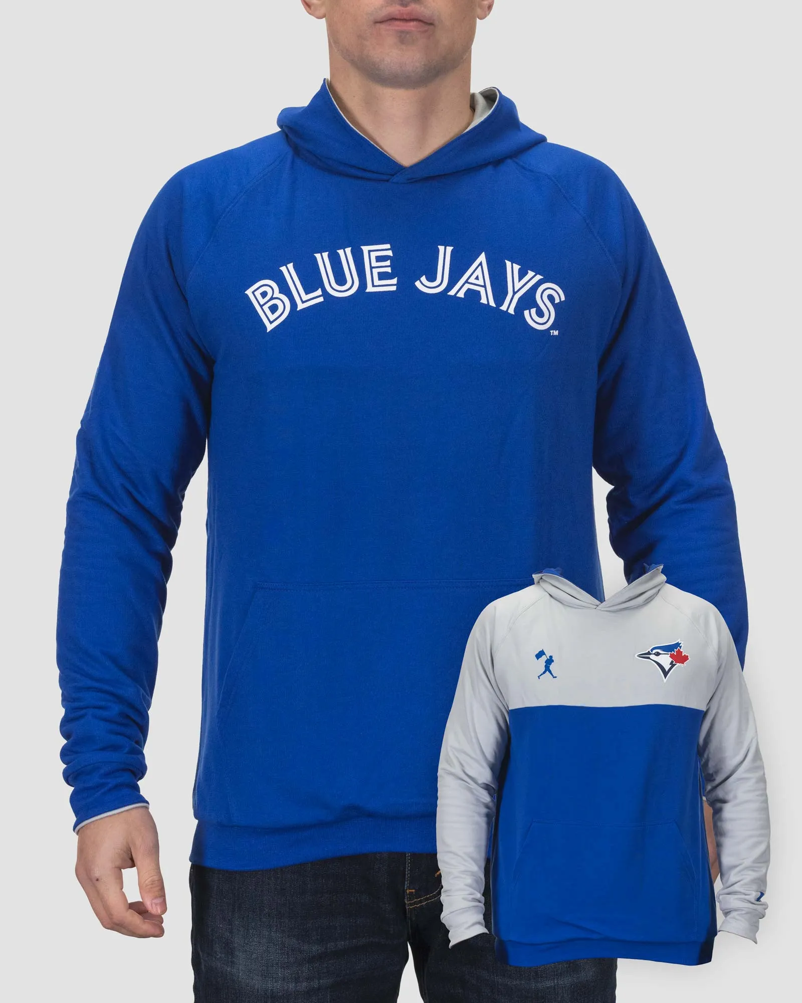 Double Play Reversible Hoodie - Toronto Blue Jays