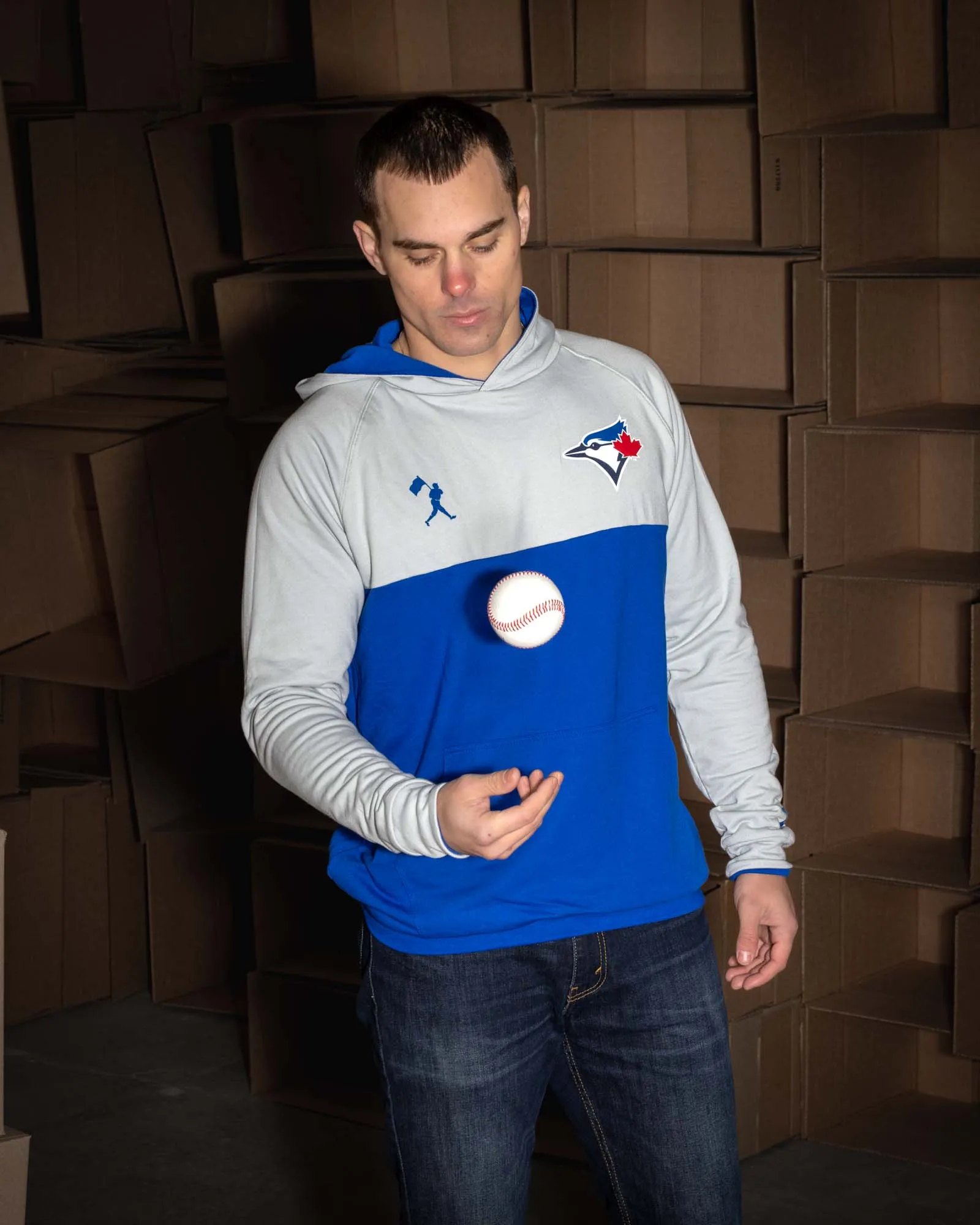 Double Play Reversible Hoodie - Toronto Blue Jays