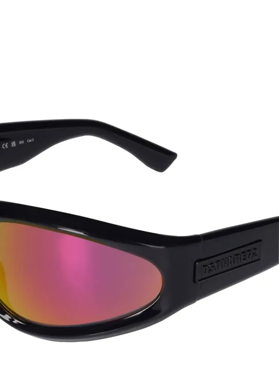 Dsquared2   D2 Wraparound mask sunglasses 