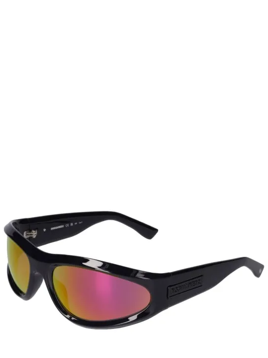 Dsquared2   D2 Wraparound mask sunglasses 