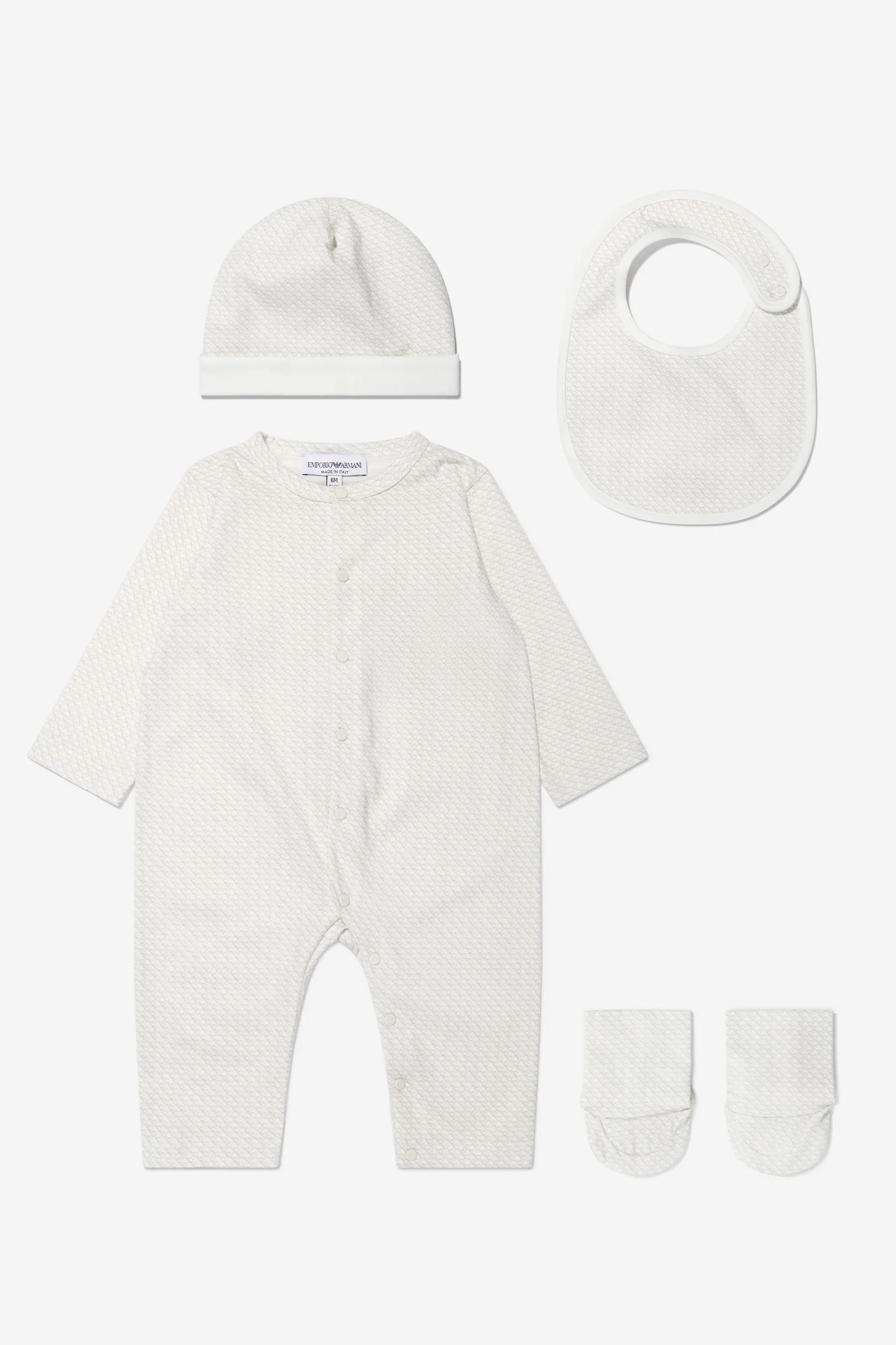 Emporio Armani - Baby Romper Gift Set (4 piece) | Childsplay Clothing