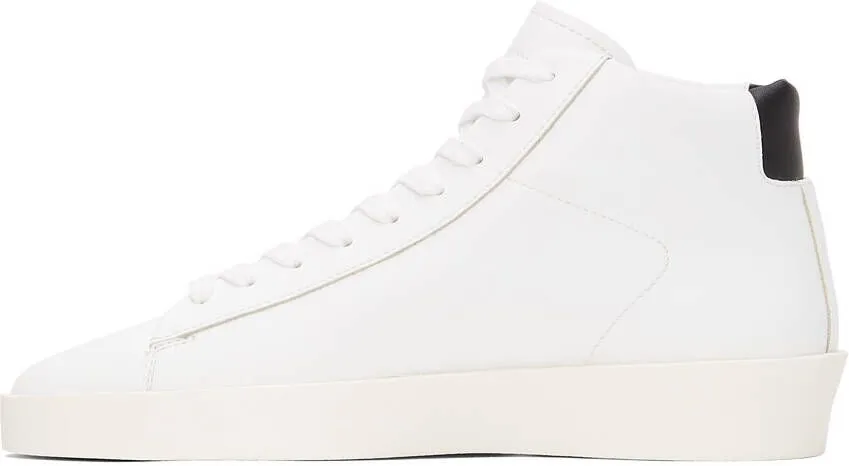 Essentials White Tennis Mid Sneakers