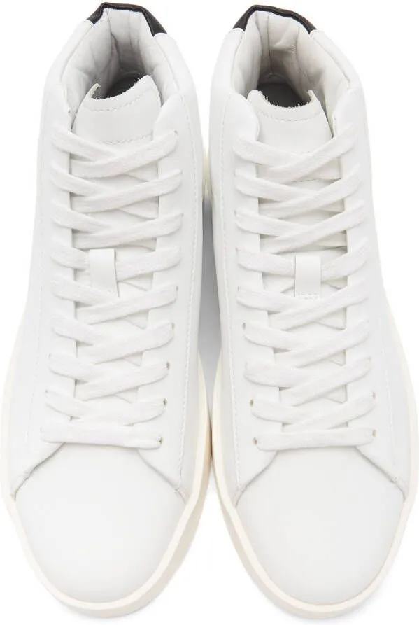 Essentials White Tennis Mid Sneakers