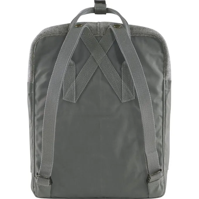 Fjallraven Kanken Re-Wool Backpack in Granite Grey