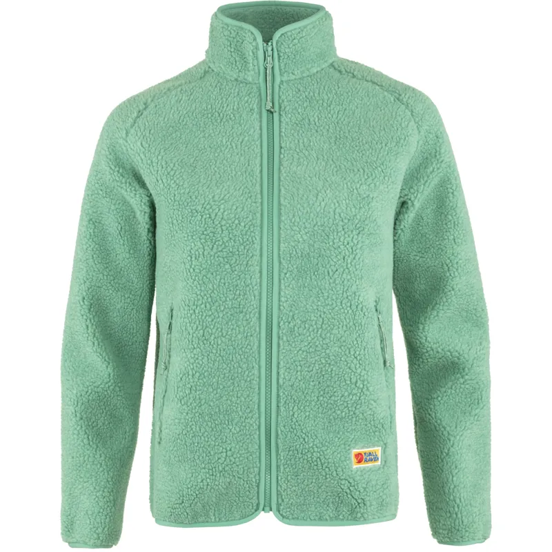 Fjallraven Womens Vardag Pile Fleece Green