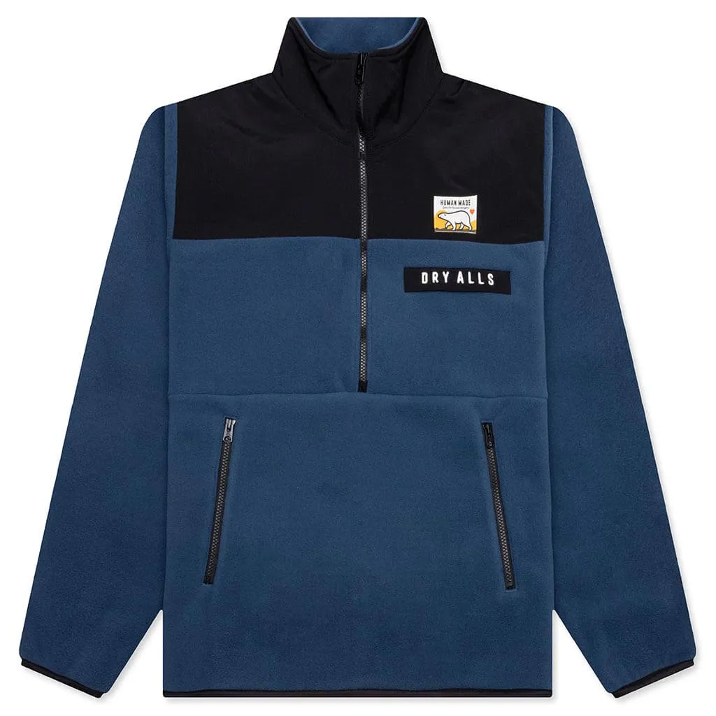 Fleece Half Zip Jacket - Navy