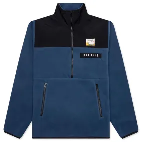 Fleece Half Zip Jacket - Navy