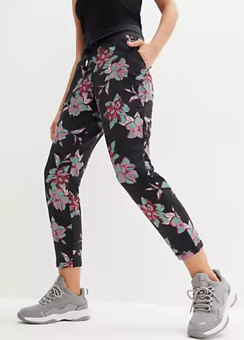 Floral Tracksuit Bottoms by bonprix | Look Again