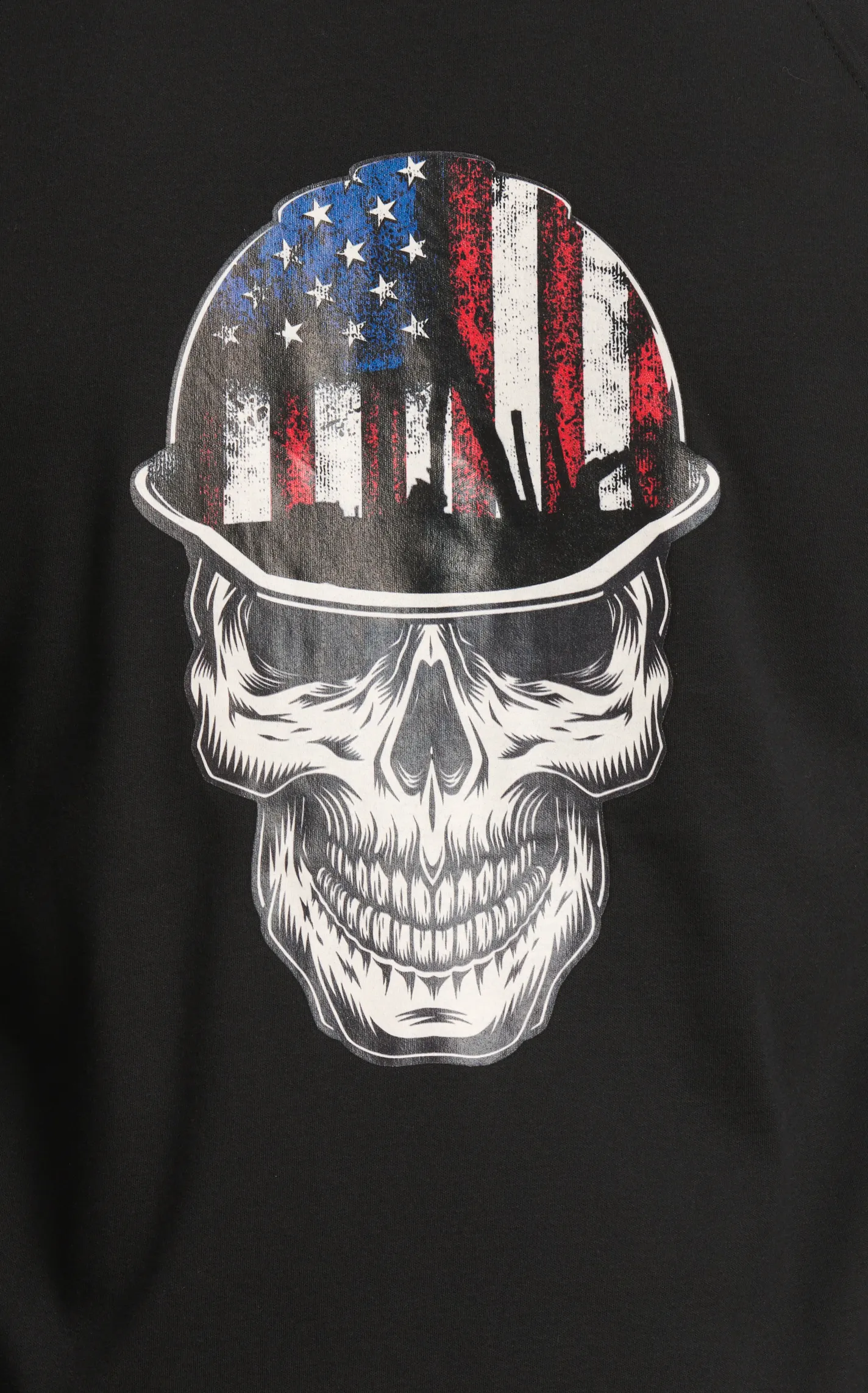 Forge Workwear Men's Black Flag Skull Hardhat Graphic FR Work T-Shirt