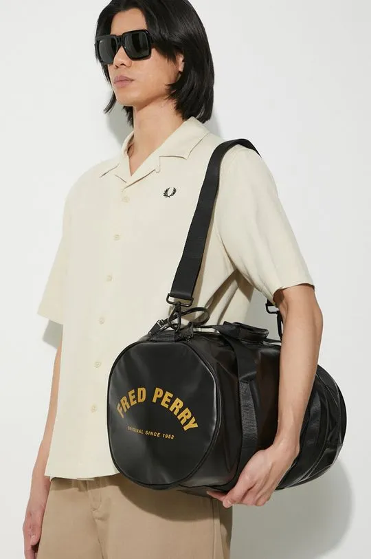 Fred Perry bag Tonal Classic Barrel Bag black color L7260.774