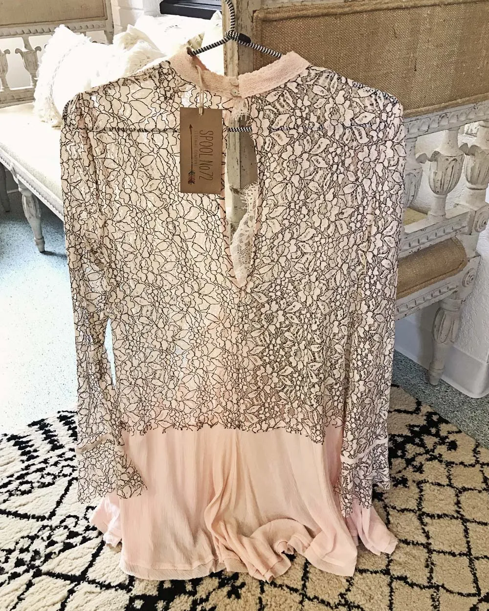 Free People Secret Origins Tunic in Pink