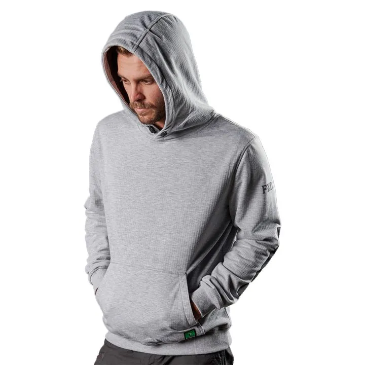 FXD WF-1 Bonded Fleece Hoodie Grey Marle